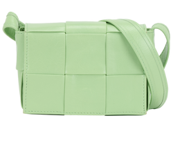 Mini Cassette, Leather, Green, P01140187M, DB, 3*